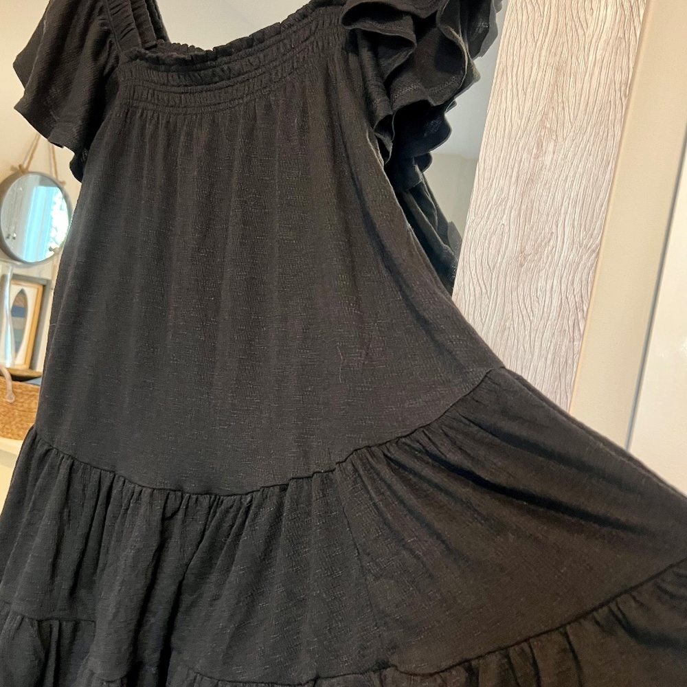 Gentle Fawn black babydoll dress